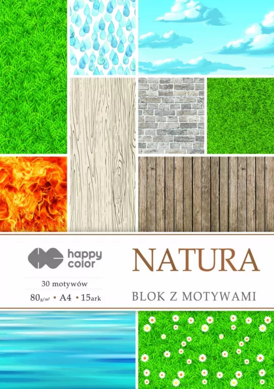 Blok z motywami Natura A4/15ark - tantis.pl