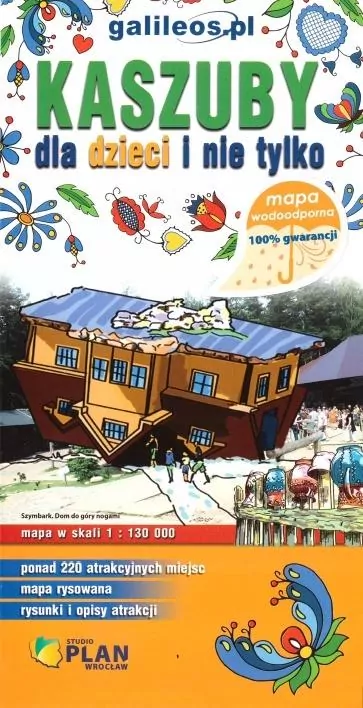 Mapa wodoodoprna - Kaszuby dla dzieci i nie tylko - tantis.pl