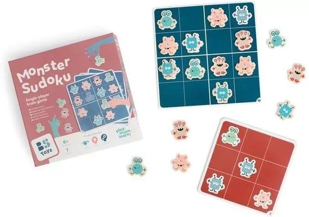 Drewniane Sudoku dla dzieci - tantis.pl