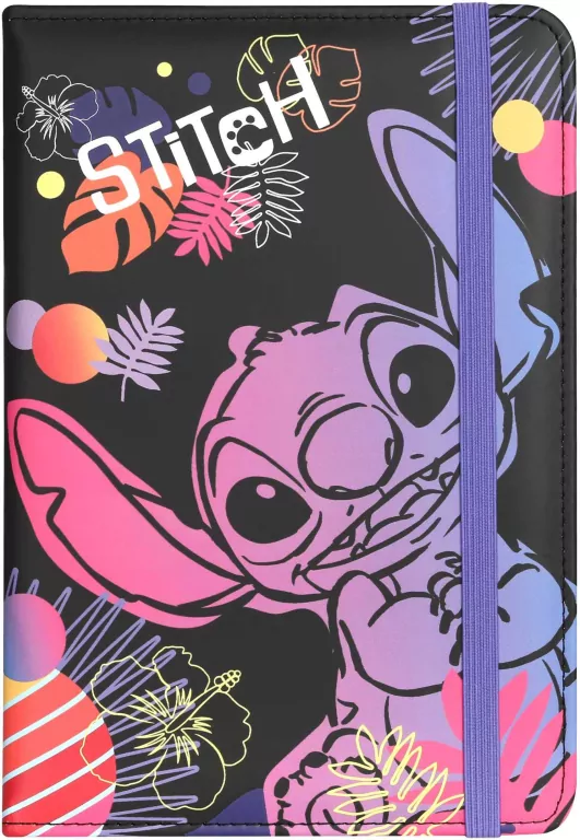 Notes A5 80k.linia z gumką Disney Black Stitch wzór 1 - tantis.pl