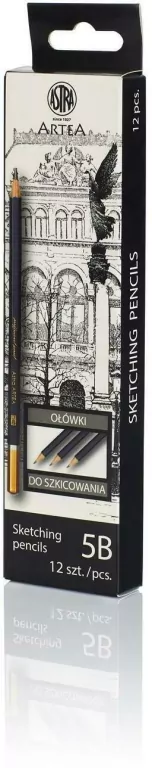 Ołówek do nauki szkicowania. 5B Artea - tantis.pl