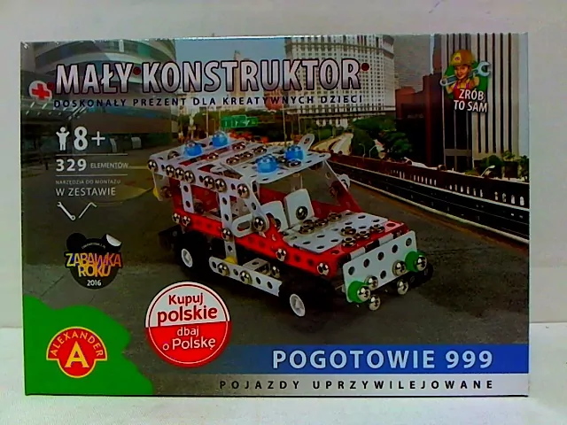 Mały Konstruktor. Pogotowie 999 - tantis.pl