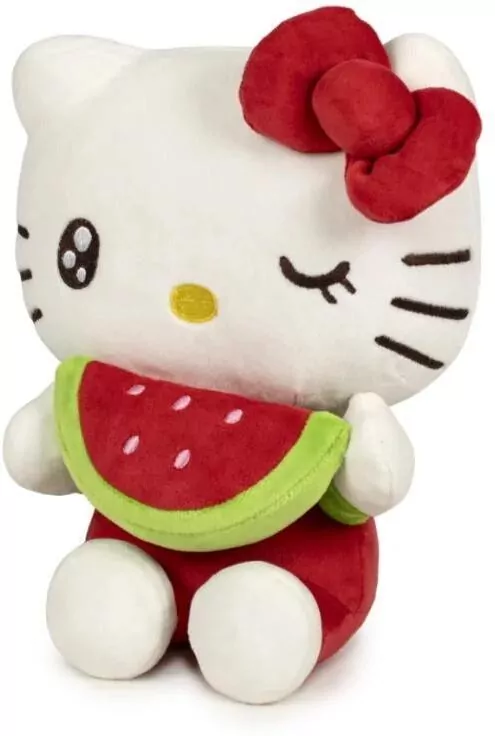 Hello Kitty Macedonia - plusz Arbuz 25cm - tantis.pl
