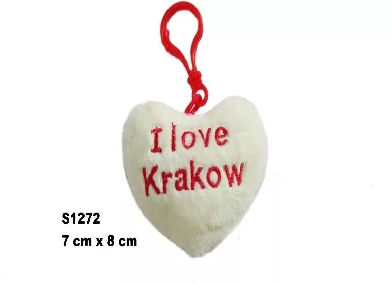 Brelok serce I love Kraków - tantis.pl