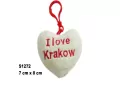 Brelok serce I love Kraków - tantis.pl