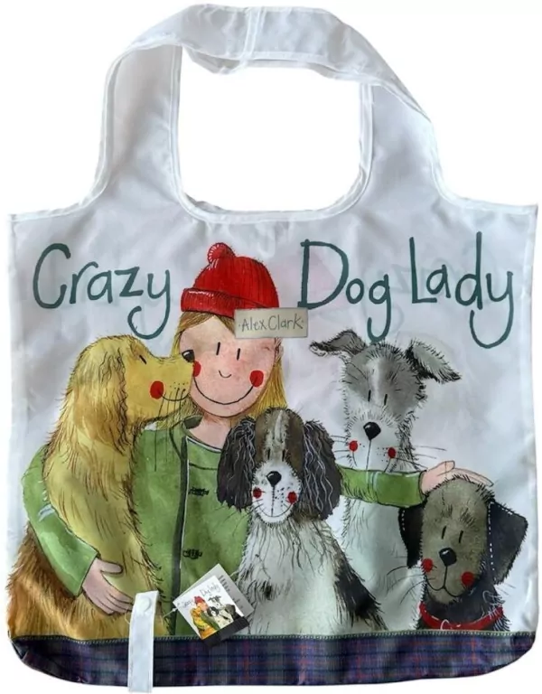 Torba na zakupy Crazy Dog Lady Psiara - tantis.pl