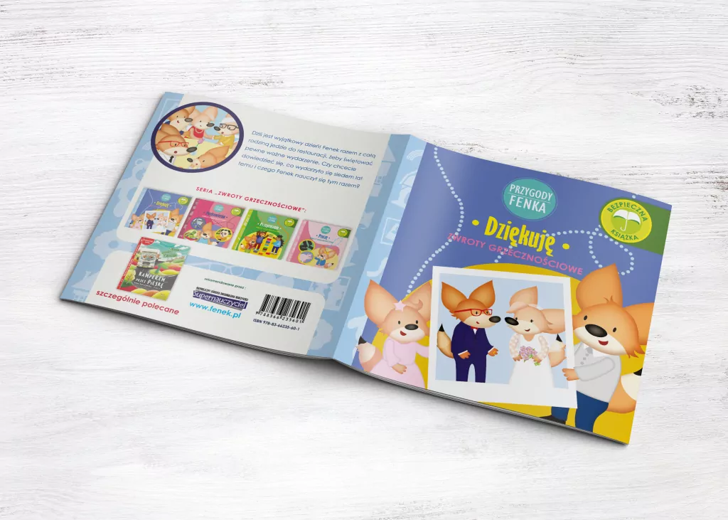 Dziękuję. Zwroty grzecznościowe. Przygody Fenka - tantis.pl