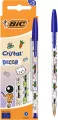 Długopis Cristal Kawaii 1mm niebieski 3szt BIC - tantis.pl