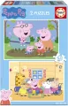 Puzzle 2x48el Świnka Peppa - tantis.pl