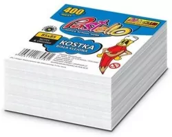 Kostka klejona ECO 85x85x35mm biała