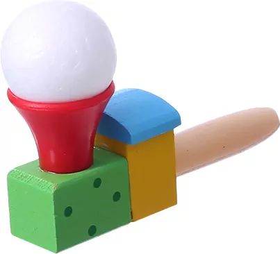 Dmuchawka lokomotywa drewniana - tantis.pl