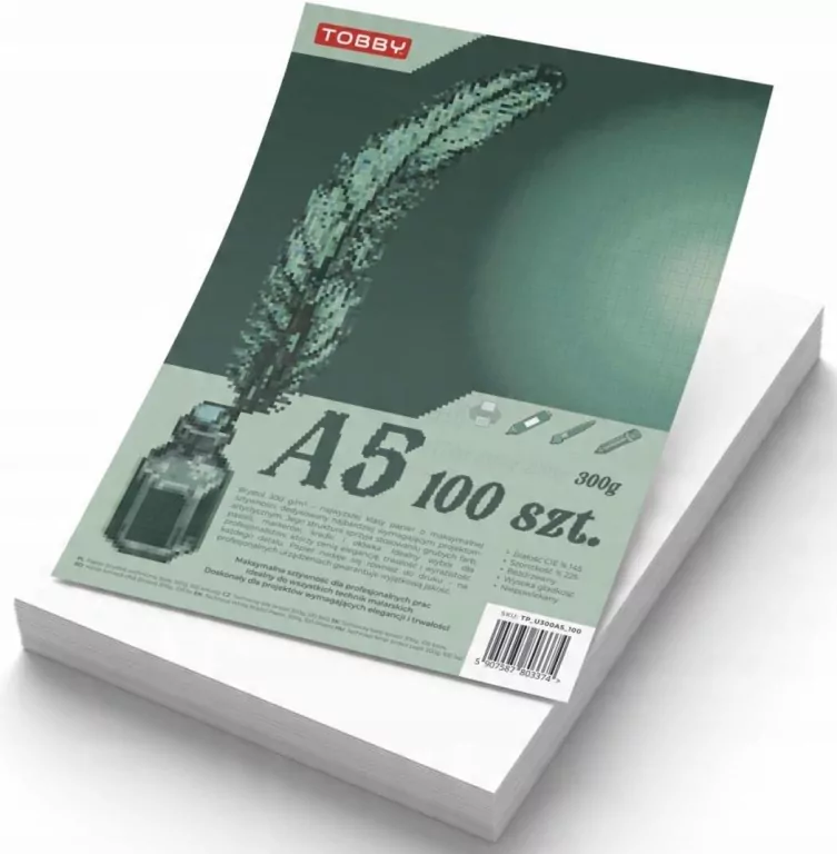 Brystol A5 300g 100 ark - tantis.pl