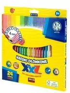 Kredki ołówkowe heksagonalne. 24 kolory - tantis.pl