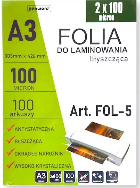 Folia do laminowania A3 - tantis.pl