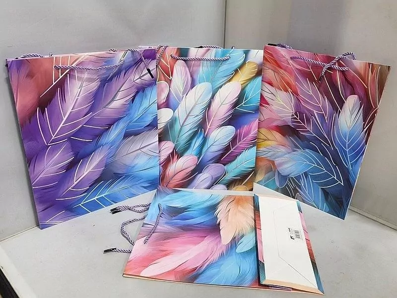 Torebka prezentowa 32x26x10cm MIX - tantis.pl