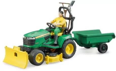 Traktorek John Deere, z figurką ogrodnika - tantis.pl