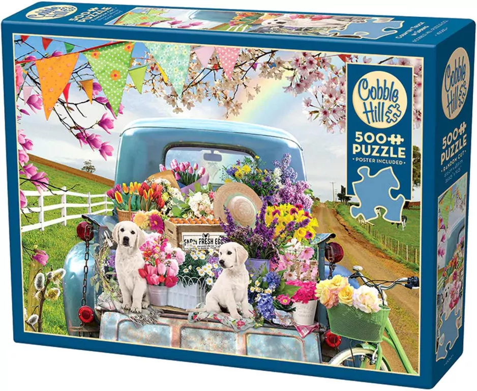 Puzzle 500 Wiosenna przejażdżka 113776 - tantis.pl