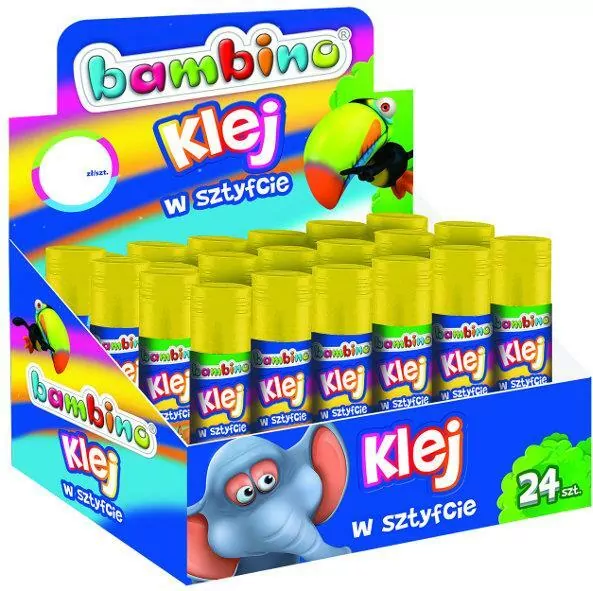Klej w sztyfcie Bambino 15g MINI ZOO - tantis.pl