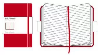 Notes P Moleskine Classic w linie czerwony - tantis.pl