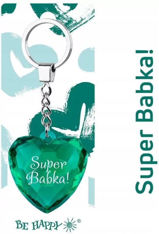 Brelok serce Super Babka! - tantis.pl