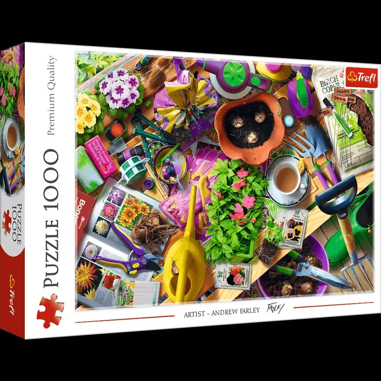 Puzzle 1000 Porządki w ogrodzie TREFL - tantis.pl