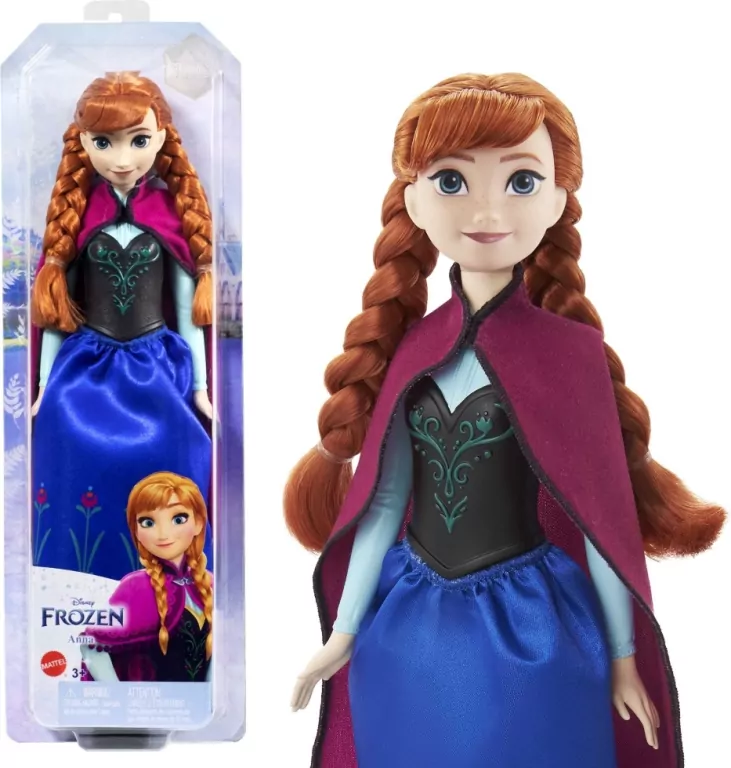 Disney Frozen Kraina Lodu Lalka Anna 1 HLW49 - tantis.pl