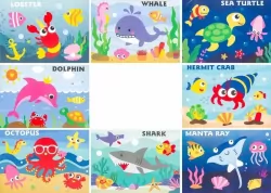 Mozaika piankowa morska