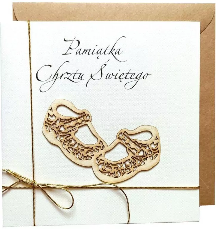 Karnet okolicznościowy. Chrzest. Naem - tantis.pl