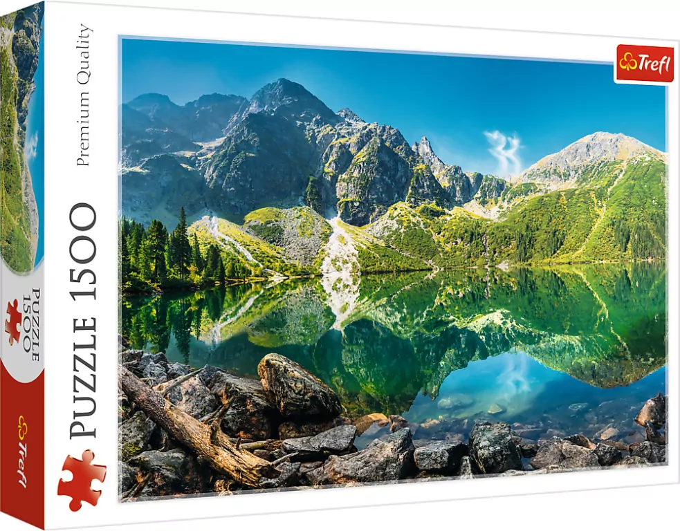 Jezioro Morskie Oko, Tatry. Puzzle 1500 elementów - tantis.pl