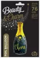 Balon foliowy B&C Szampan Cheers 35x76cm - tantis.pl