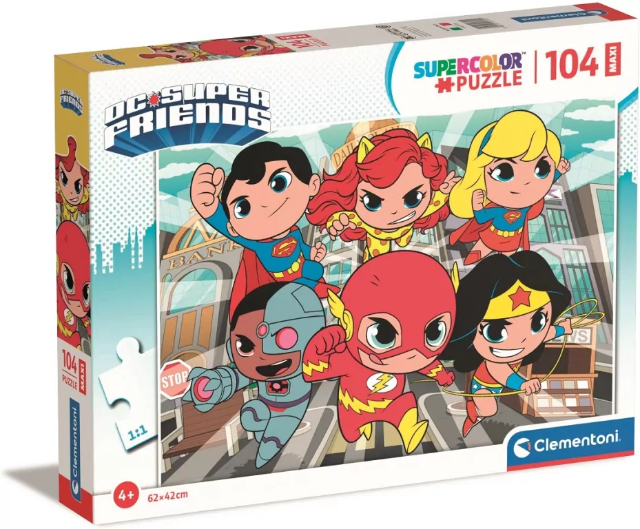 Puzzle 104 maxi. Super Kolor. DC Superfriends - tantis.pl