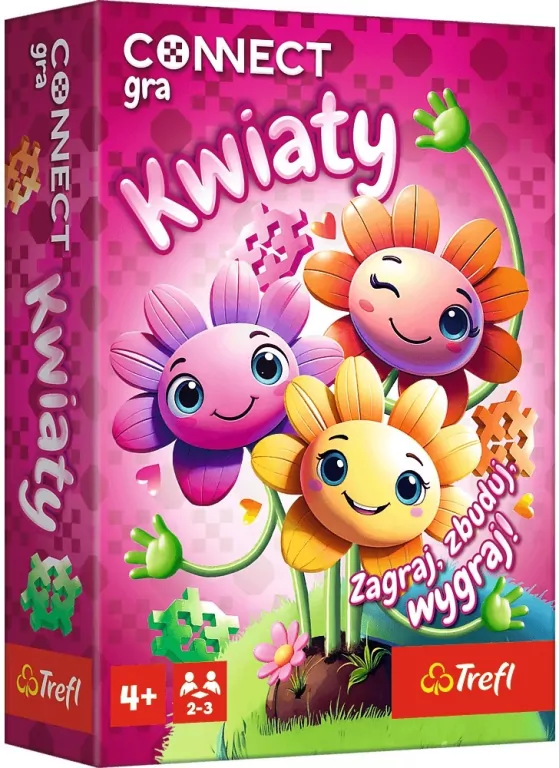 Gra dla dzieci Connect Kwiaty TREFL - tantis.pl
