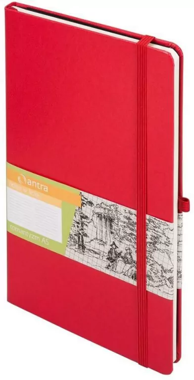 Antra. Notes A5 linia. Romantyzm, Czerwony - tantis.pl