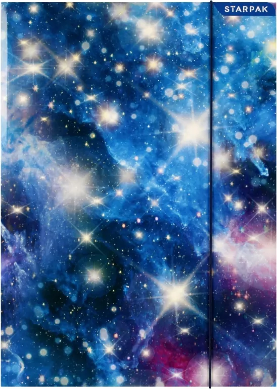 Teczka z gumką A4. Galaxy - tantis.pl
