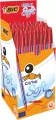 Długopis czerwony BIC Cristal Soft pudełko - tantis.pl