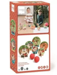 Gra zręcznościowa drewniana Rzut do celu Małpki