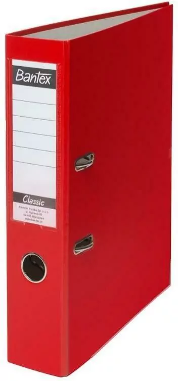 Segregator A4 5cm. Budget czerwony - tantis.pl
