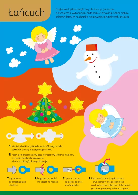 Wycinanki. Dekoracje bożonarodzeniowe - tantis.pl
