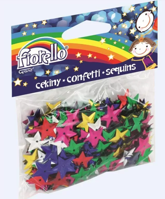 Fiorello. Cekiny. Gwiazdki. Confetti - tantis.pl