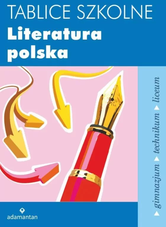 Tablice szkolne Literatura polska Wydanie 2014 - tantis.pl