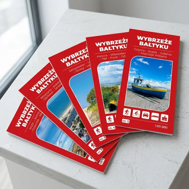 Wybrzeże Bałtyku 1:50 000 cz.1-5 - tantis.pl