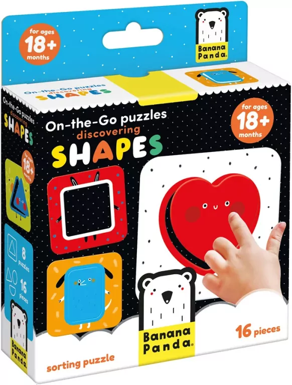 On-the-Go Puzzle. Discovering Shapes 18m+ - tantis.pl