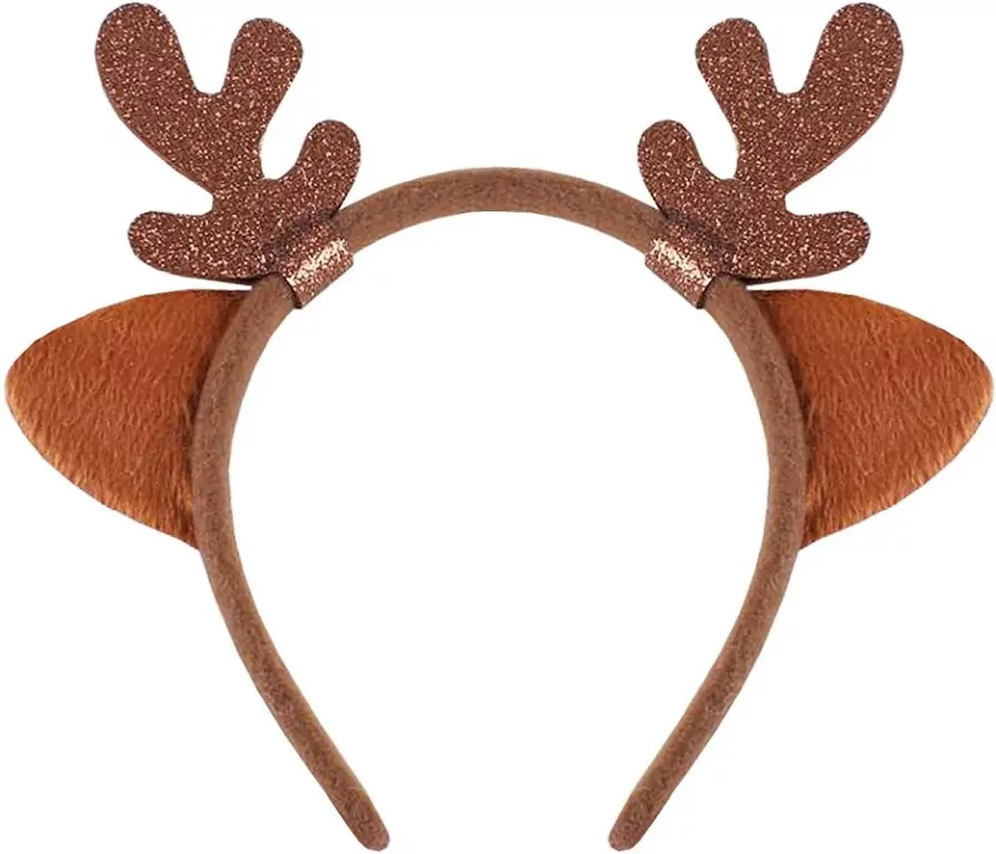 Opaska renifera z uszami brązowa - tantis.pl