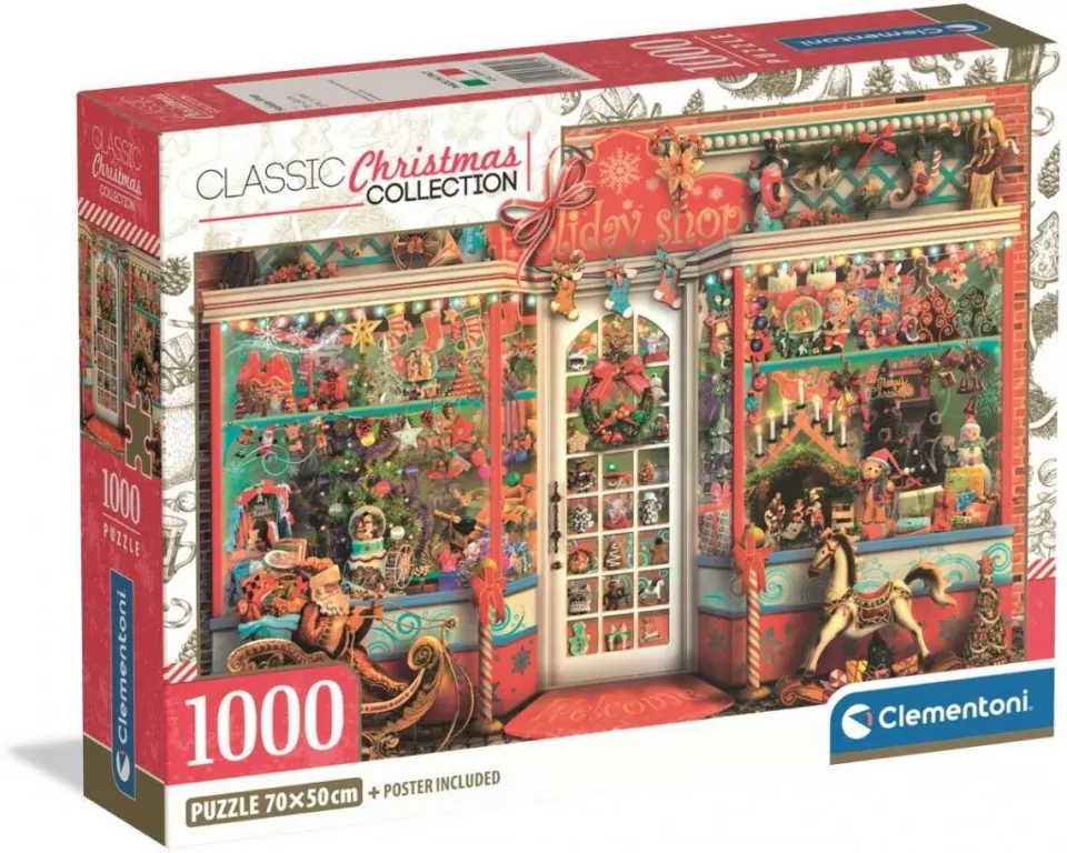 Puzzle 1000 Compact Holiday Shop - tantis.pl