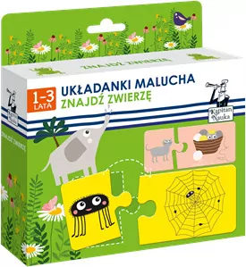 Znajdź zwierzę. Układanki malucha - tantis.pl