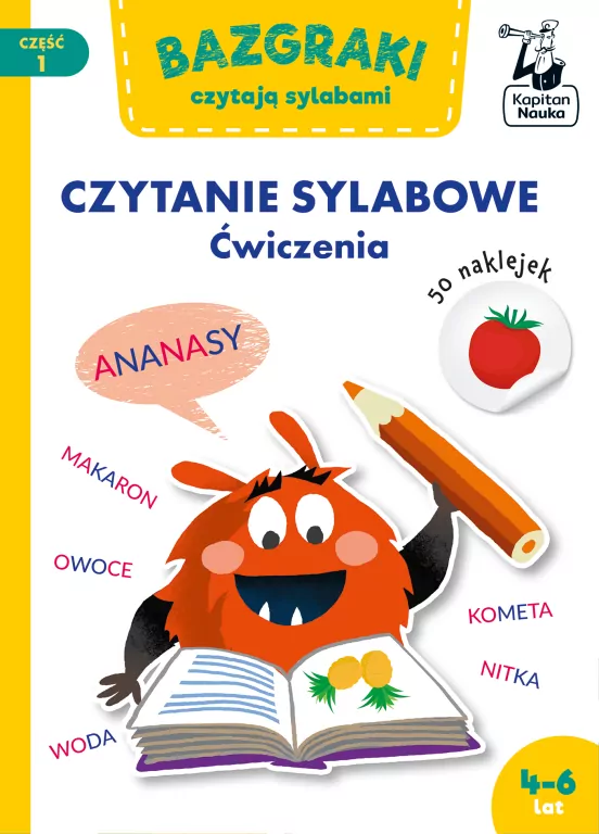 Bazgraki czytają sylabami. Czytanie sylabowe. Ćwiczenia - tantis.pl