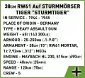 Cobi. Historical Collection 38cm Sturmmrser Sturmtiger - tantis.pl