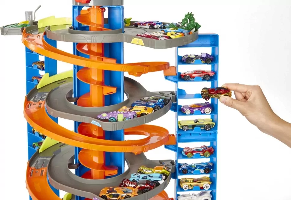 Hot Wheels City Zestaw Zakręcony Megagaraż - tantis.pl