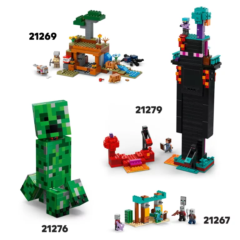 LEGO® Minecraft. Kryjówka rozbójników i dewastatorów 21278 - tantis.pl