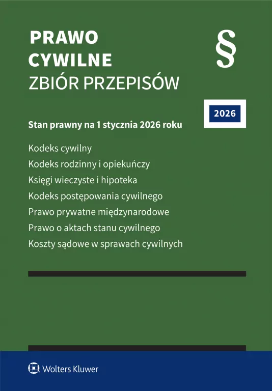 Prawo cywilne. Zbiór przepisów w.65 2026 - tantis.pl